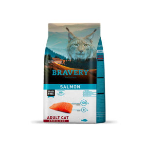 BRAVERY GATO ADULTO SALMON ESTERILIZADO 7 KG