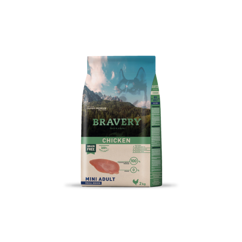 BRAVERY MINI ADULTO POLLO 7 KG
