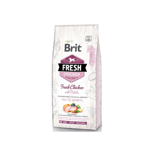 BRIT FRESH CHICKEN WITH POTATO PUPPY HEALTHY GROWTH 12 KG
