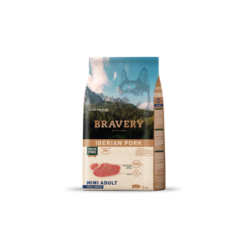 BRAVERY MINI ADULTO IBERIAN PORK 7 KG