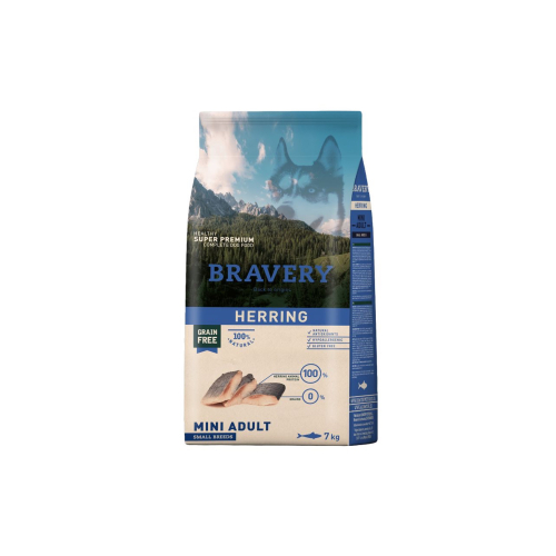 BRAVERY MINI ADULTO HERRING 2 KG