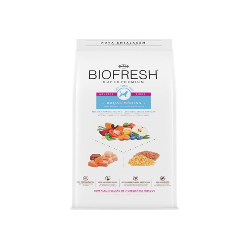 BIOFRESH ADULTO LIGHT RAZAS MEDIANAS 10 KG