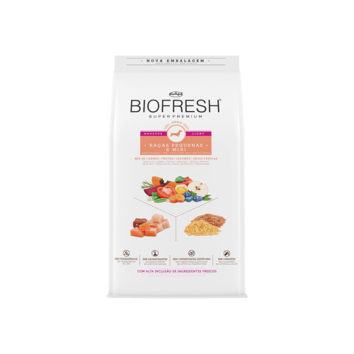 BIOFRESH ADULTO LIGHT RAZAS PEQUENAS Y MINI 3 KG