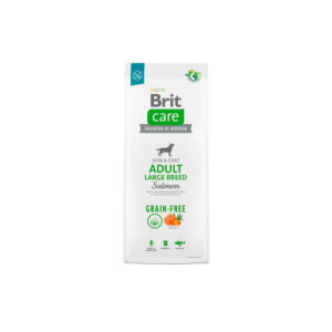 BRIT CARE GRAIN-FREE ADULTO SALMON LARGE BREED 12 KG