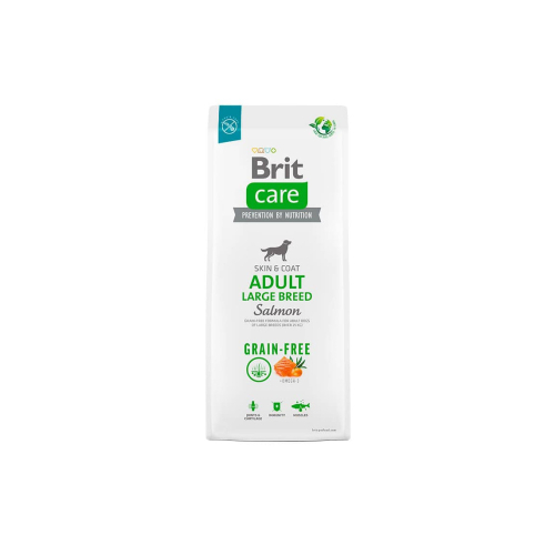 BRIT CARE GRAIN-FREE ADULTO SALMON LARGE BREED 12 KG