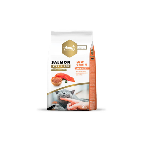 AMITY GATO ADULTO ESTERILIZADO SALMON 7 KG