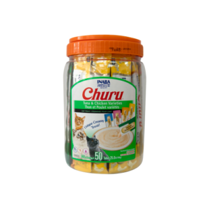 CHURU VARIEDADES DE ATUN & POLLO PARA GATOS 50 TUBOS