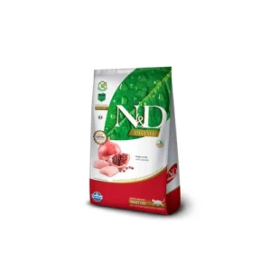 N&D GATO ADULTO – POLLO Y GRANADA 1.5 KG
