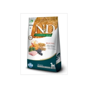 N&D Ancestral Grain Canine Adulto Medium Carne y Cereal 15 Kg