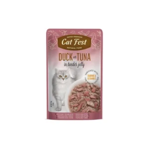 Cat Fest Filetes de Pato con Atún en Gelatina 70 G