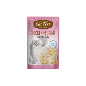 Cat Fest Filetes de Pollo con Camarón en Gelatina 70 Gr