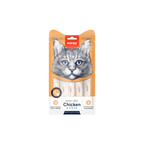 Wanpy Creamy Treat Chicken and Crab Gato