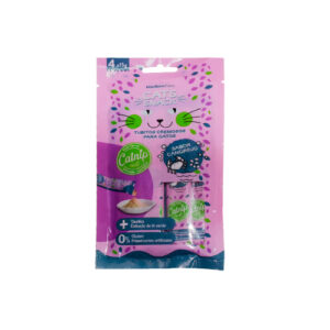 Snack Gato Cremoso Sabor Cangrejo Bolsa 4x 15g