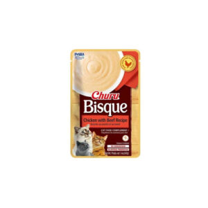 Churu Bisque Crema de Pollo y Vacuno 40 g gato