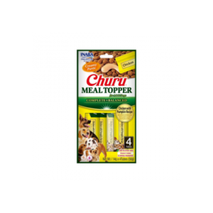Golosina Churu perro Meal Topper Pollo y Calabaza 4 tubitos