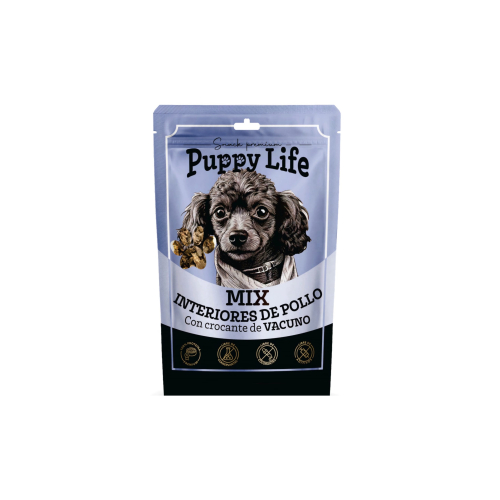 Puppy Life - Mix de Interiores de Pollo con crocante de Vacuno