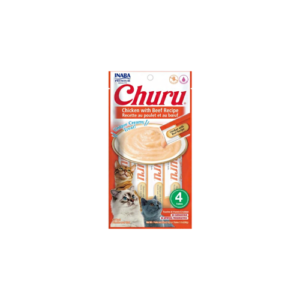 Churu Pollo con Carne 56g – 4 unidades gato