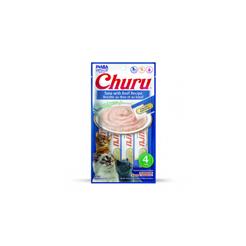 Churu Atun con Carne 56g – 4 unidades gato