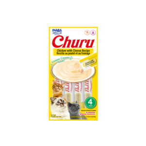 Churu de pollo con queso 4 unidades gato