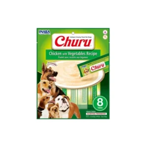 Churu Pollo con Vegetales – 8und perro