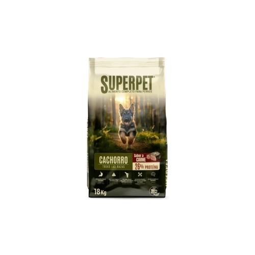 Superpet Cachorro 18 Kg Alimento Con Sabor Carne